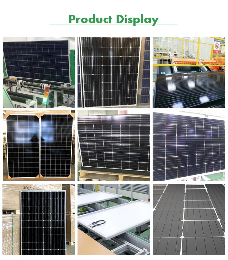 Monocrystalline 450W 460W 470W 480W China Half Cut Solar Cell Solar Panels 9bb
