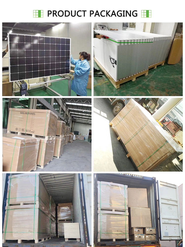 Best Price 10bb 495 Watt 500W 150 Cells Mono Solar Panels for Solar Project Use