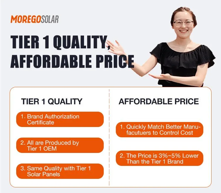 Moregosolar Bifacial Solar Panels 530W 535W 540W Double Glass Solar Panel Price