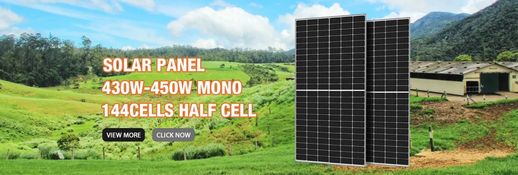 Trina Mono Half Cell Solar Panel 430W 440W 450W 9bb Half Cut PV Panel