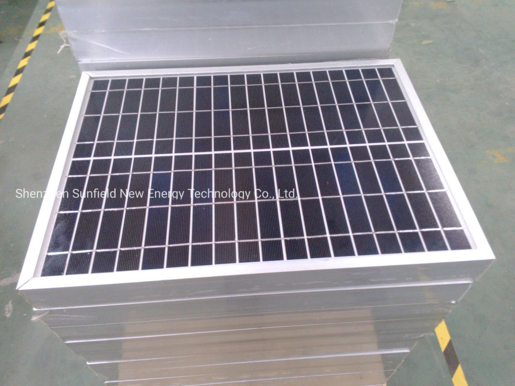 China High Efficiency Polycrystalline 20W 18V 12V Solar Panel Module Cells for 12V Battery Charging