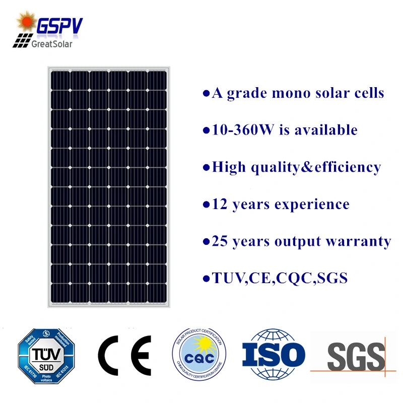 280-320W Mono Solar Panel, Solar PV Module