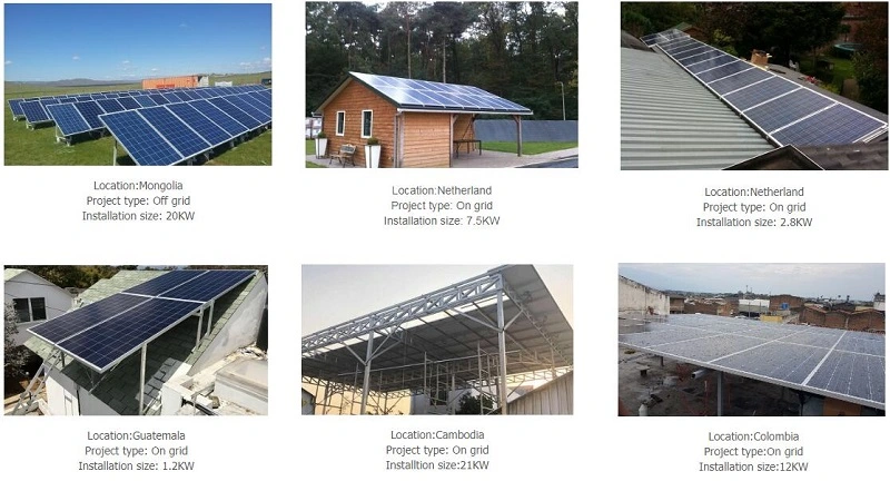 25 Years Warranty High Efficiency Home Solar Power System Monocrystalline 375W Solar Panel