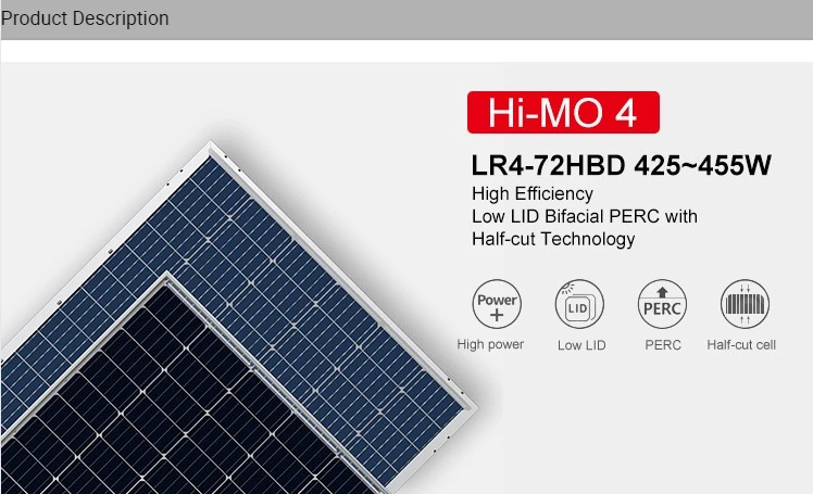 Mono 430W 450W Solar Panel Half Cell Solar Power Panels
