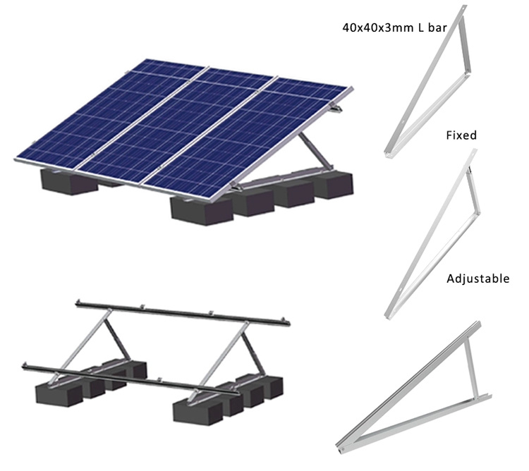 PV Mounting System Rooftop Metal Structure Mounted Sun Tracker Solar Panel Mount for Seam Roof