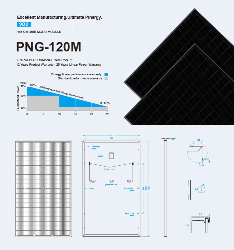 Ja Photovoltaic Modules Half Cut Monocrystalline All Black Solar Panel 320W Solar Panel Price