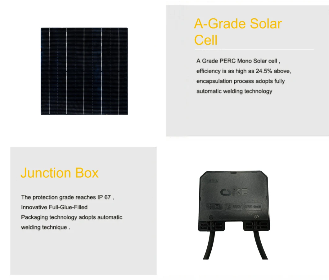 Osda Solar Panel Solar Cell 320W Mono All Black Perc Solar Panel