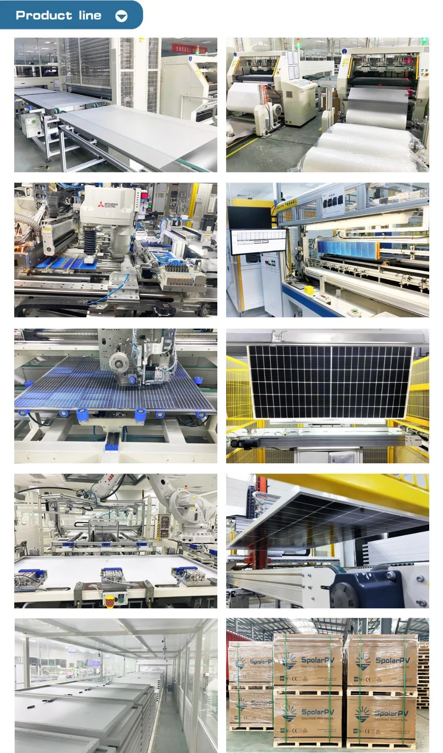 9bb Half Cut Cell Solar Panels 390W 395W 400W 405W 410W Perc Solar Panel with Half Cells
