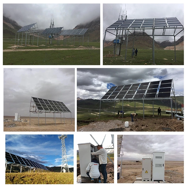 Hybrid Solar Panel System 50A 48V DC Power Supply for Solar Power Plant, Remote Monitoring