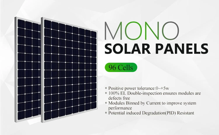 Mono Crystalline Solar Panel 5bb New Cells 500W Solar Panel
