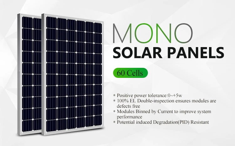 Mono Solar Cell Solar Panel 310W AC Solar Modules