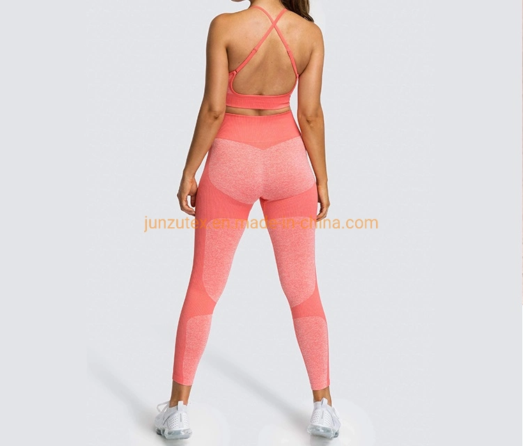 Gymwear High Waisted High Compression Seamless Women Yoga Pants Leggings with Custom Logo Women Yoga Leggings Girls Gym Pants Ladies Yoga Suit Gymwear