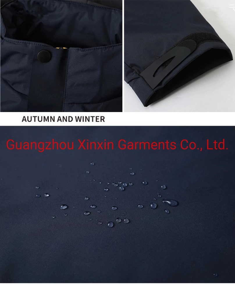 Mens Winter Hooded Windbreaker Sports Jacket Waterproof Mountain Rain Jacket (J503)