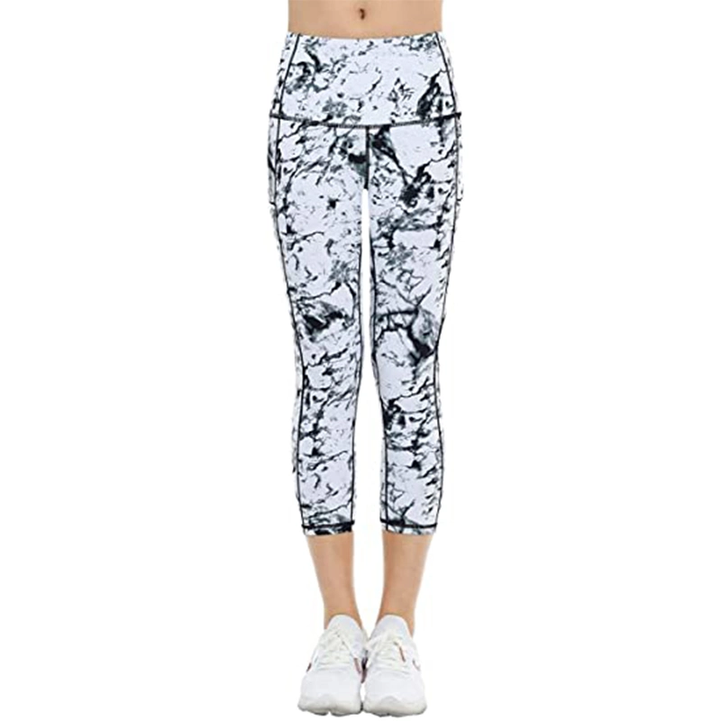 High Waist Yoga Pants with Pockets Tummy Control Workout Running Women Yoga Leggings