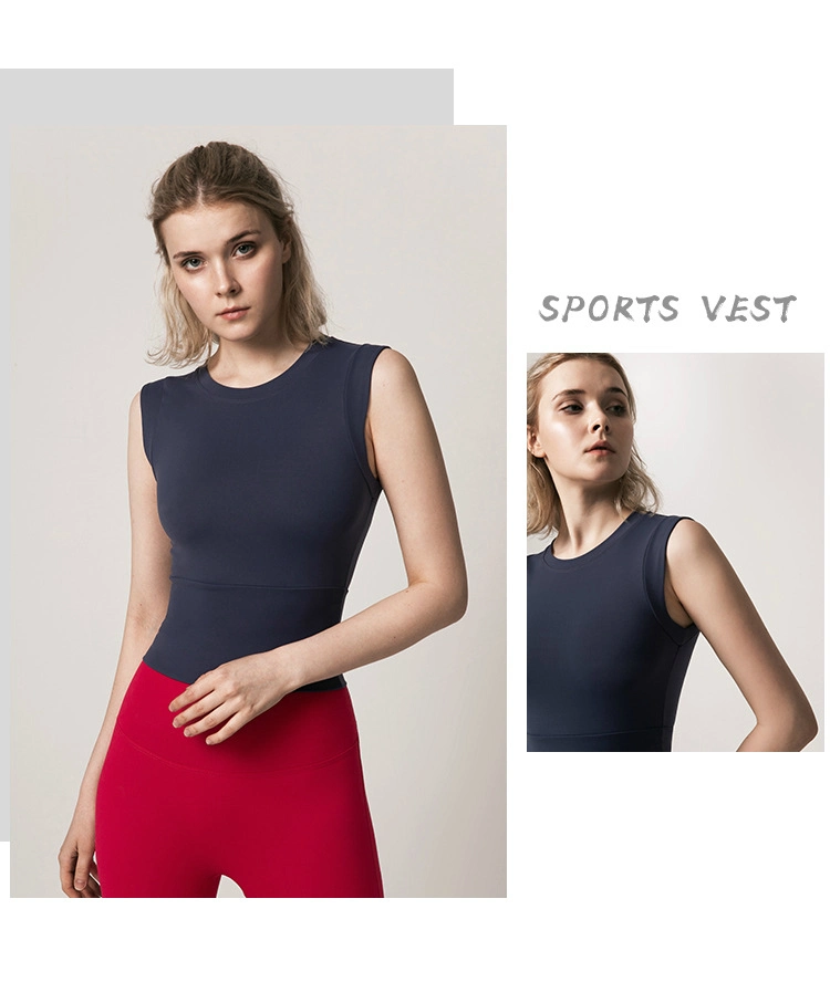 Super Soft Modal Tight Yoga Gym Active Clothing Vest Women's Sports Dress