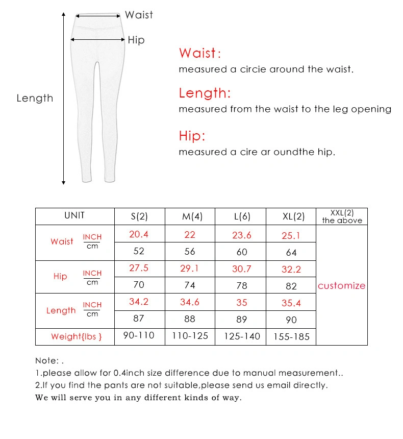 Custom Wholesale Woman Workout Clothes Fitness Gym Sports Leggings with High Waisted