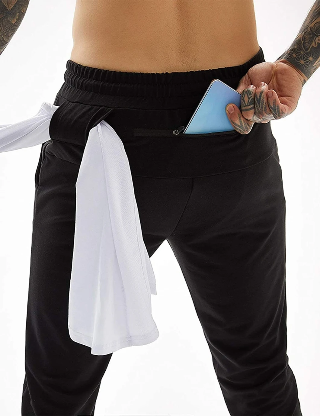 Men's Running Sports Wear Slim Gym Yoga training Pants Workout Joggers Pant