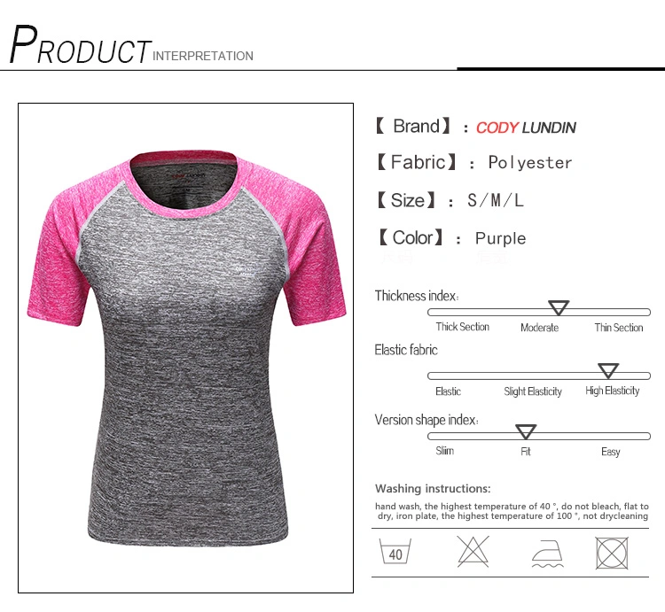 Cody Lundin Fashion Crew Neck Intense Workout Women's Sports Mesh T-Shirt