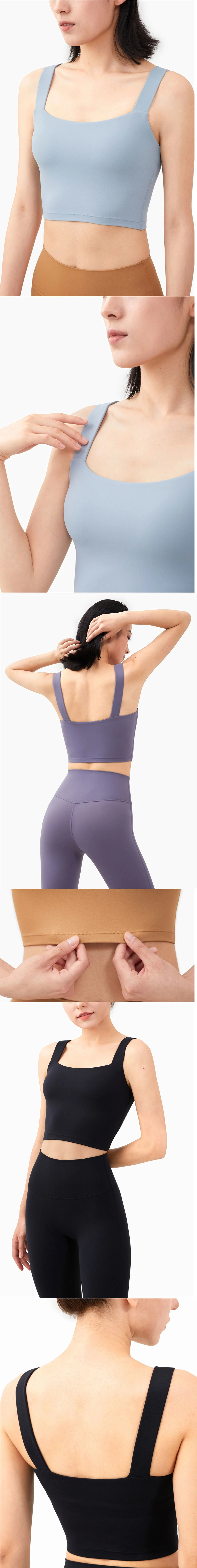 New Autumn and Winter Sports Bra, Cross Back Shockproof Classic Yoga Sports Fitness Underwear
