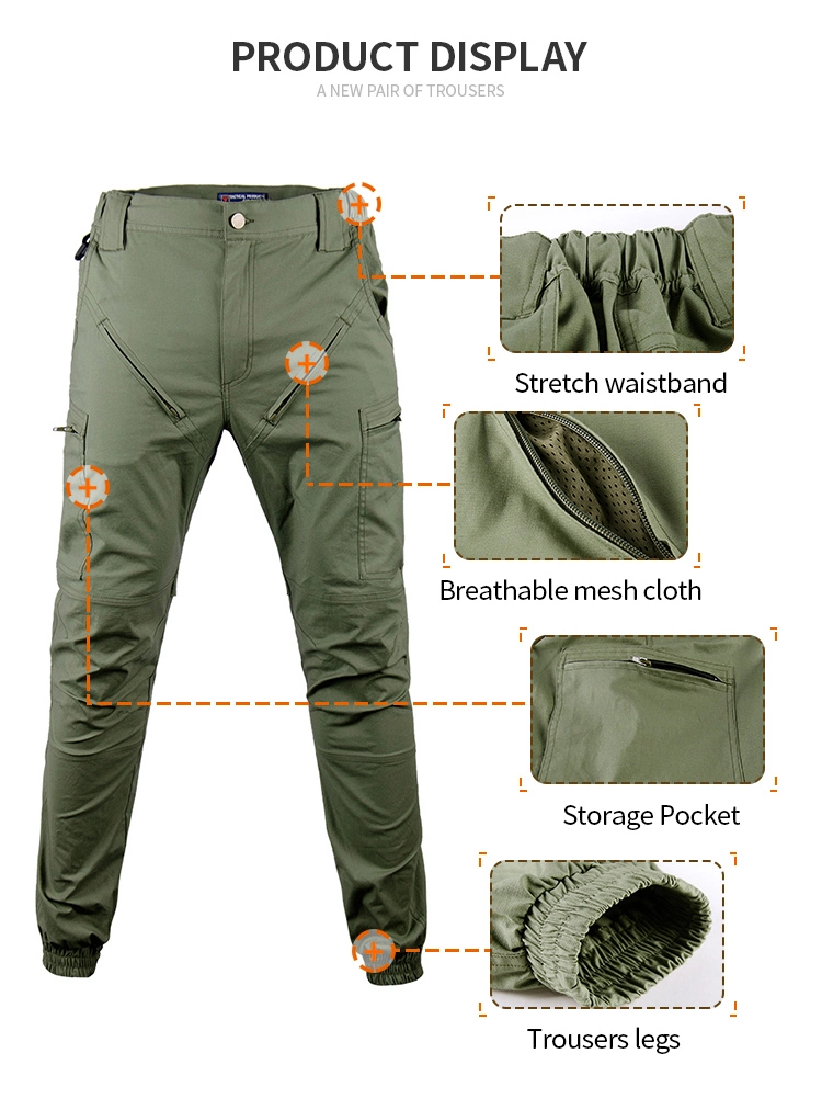 High Quality Casual Line Custom Trousers Men Stretch Men's Chino Pants