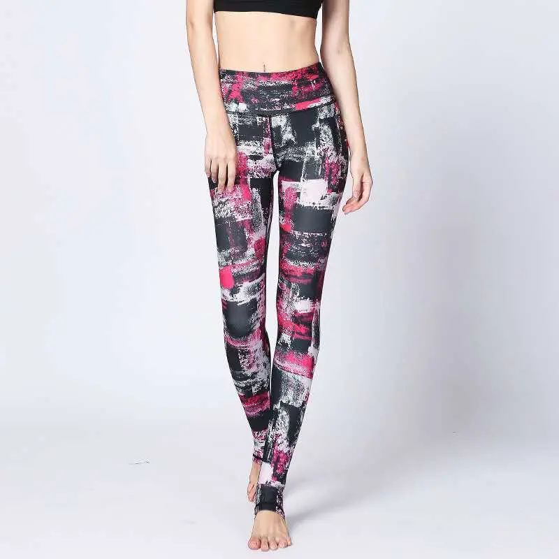 Outdoor Sports Camouflage Yoga Fitness Pants Printed Bottoming Yoga Pants