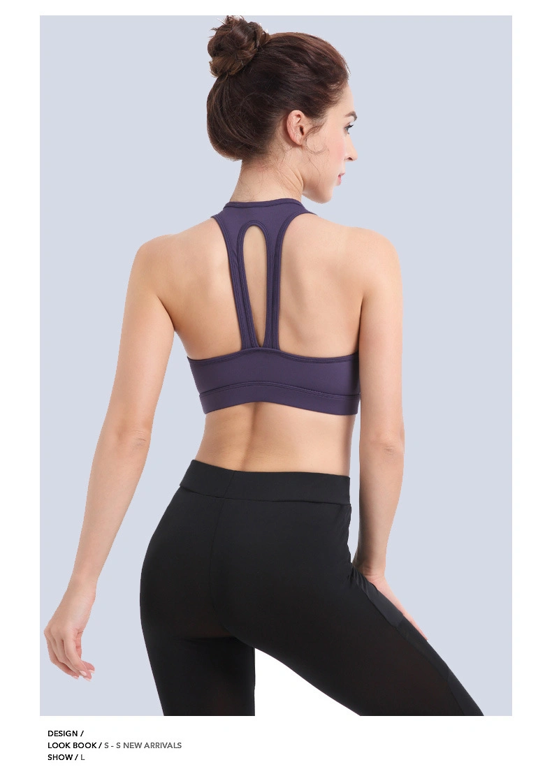 Yoga Sports Bra Quick-Drying Shockproof Running Fitness Sports Underwear Bra