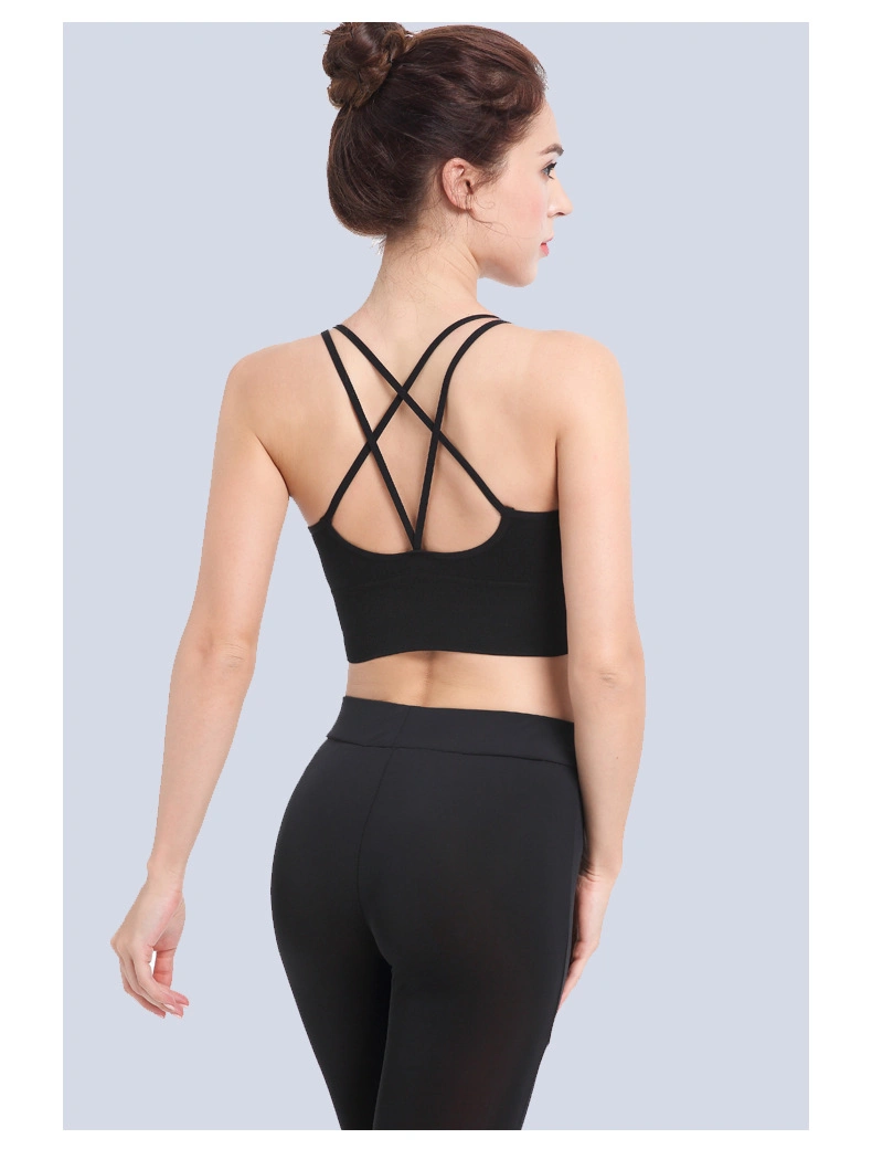 Beautiful Back No Steel Ring Sports Bra Quick-Drying Plus Size Yoga Sports Underwear Female Bra