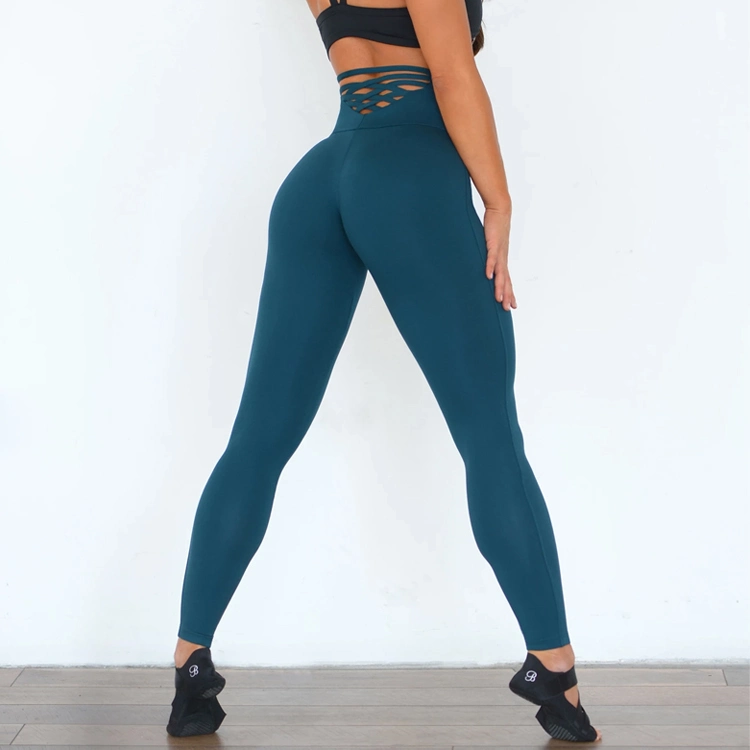 Custom Spandex Gym High Waist Leggings Fitness & Yoga Wear Tight Yoga Pants