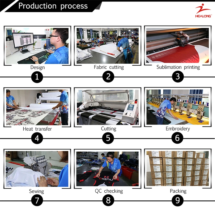 Healong Team Man Sportswear Custom Sport Jersey Wholesale Sublimation Basketball Jersey Custom Basketball Shirt