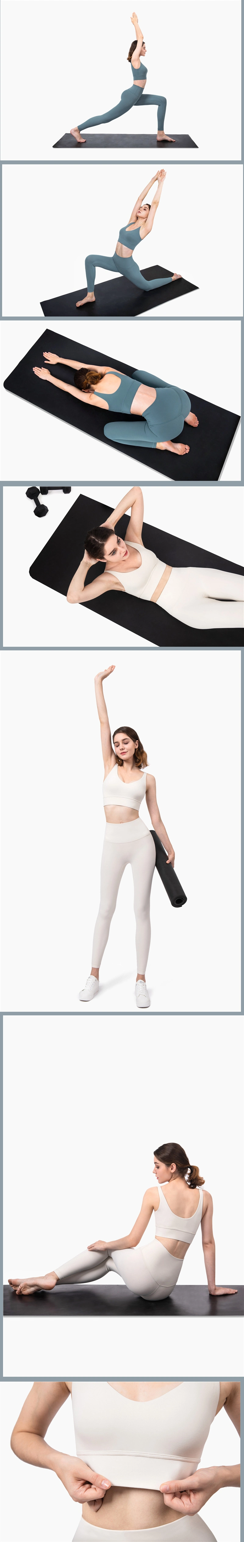 Fitness Yoga Underwear Vest Back Sports Bra Shockproof Gathered Underwear