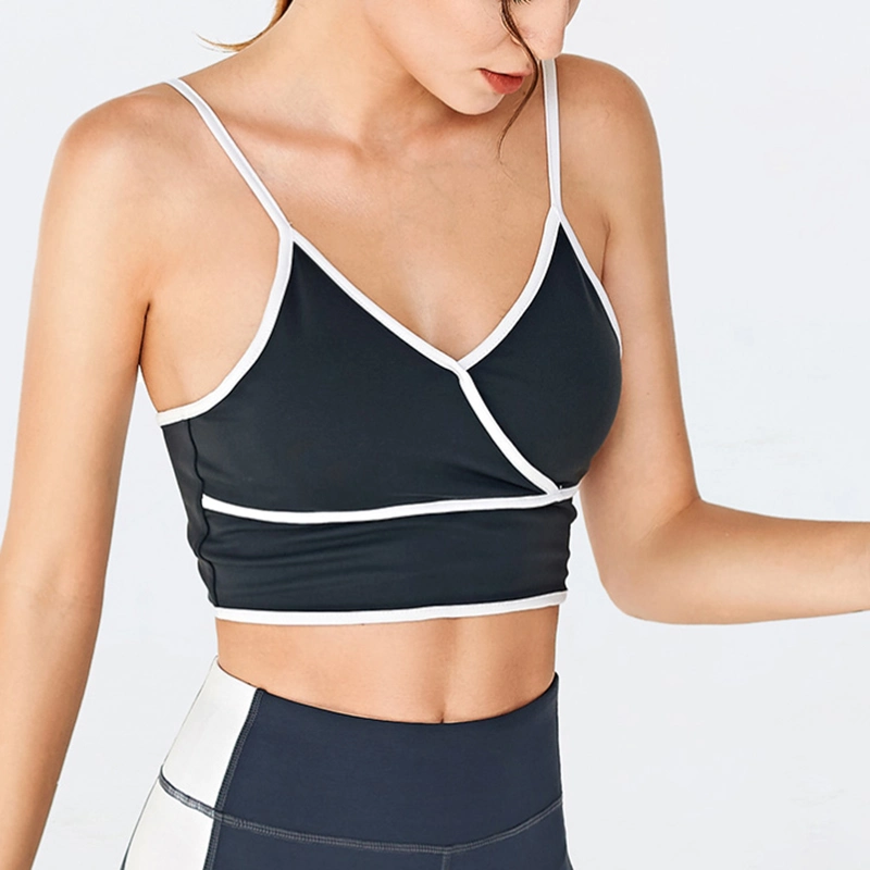 Customize High Quality Running Vest Workout Crop Tops High Impact Yoga Bra Sports Bra for Women