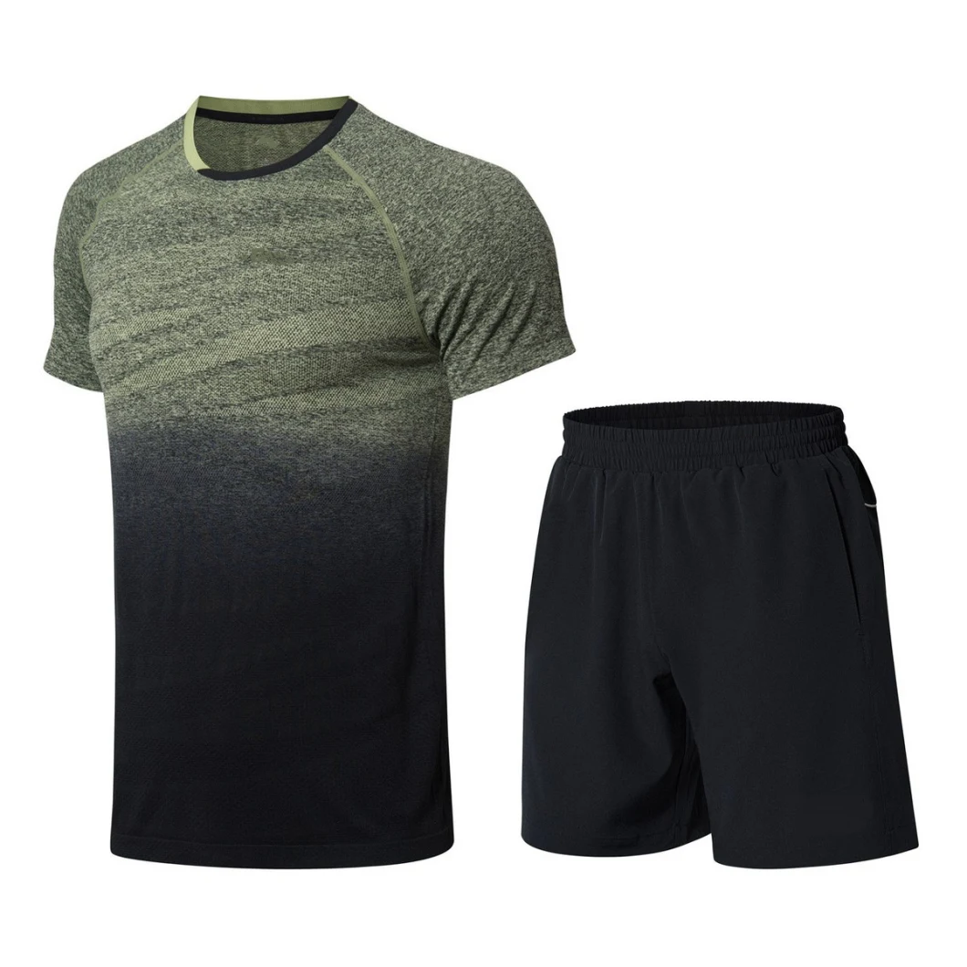 Sports Suit Short Sleeve T Shirt Men's Sports Pants Tracksuit