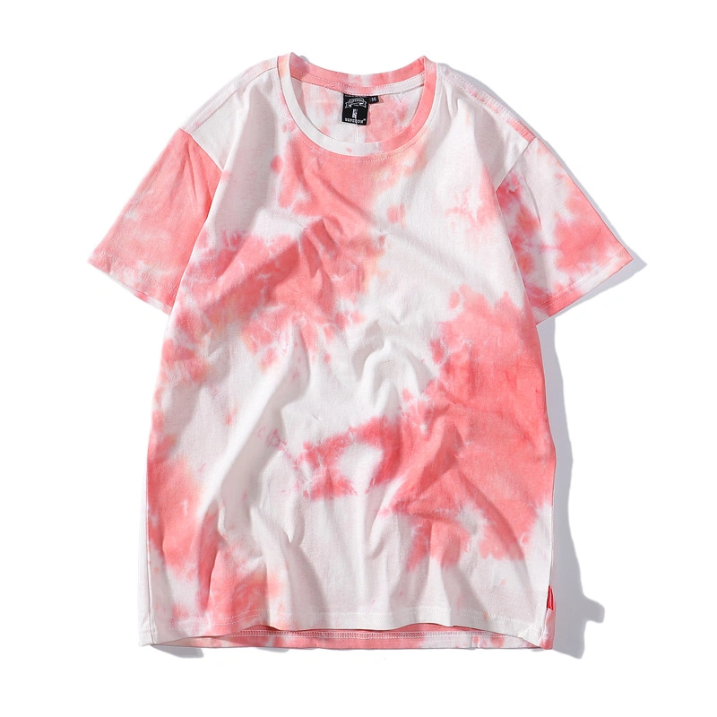 High Quality Wholesale Tye Dye T Shirt Custom Logo Printing Multi Color Tie Dye T Shirt