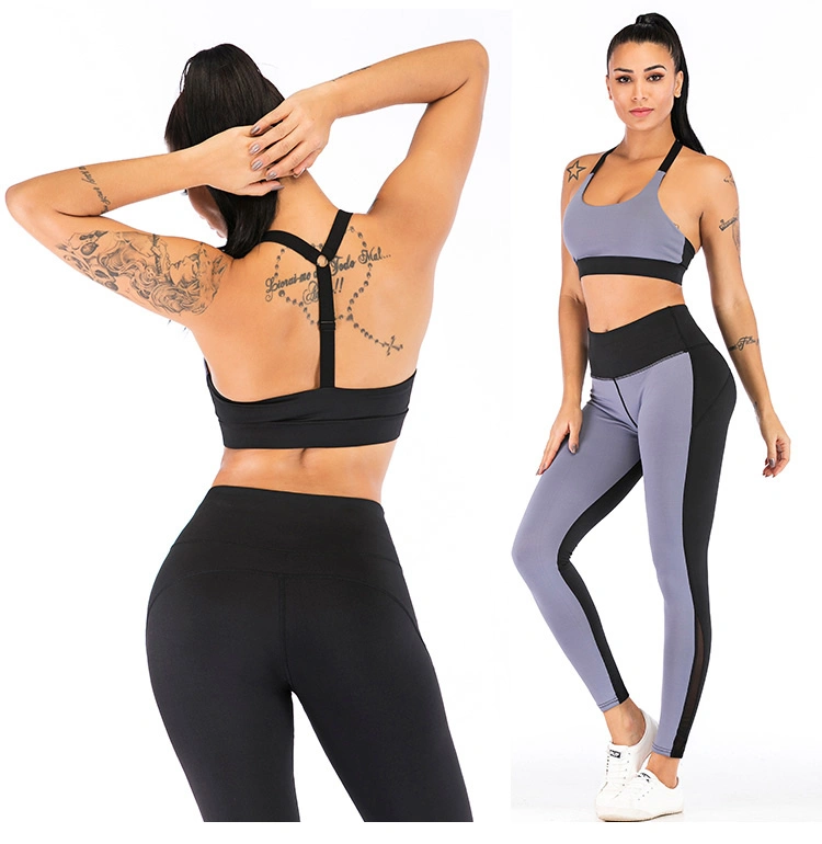 Cody Lundin Women Seamless Sport Wear Yoga Suit Top Bra and Yogo Pants Fintess Wear 2PCS