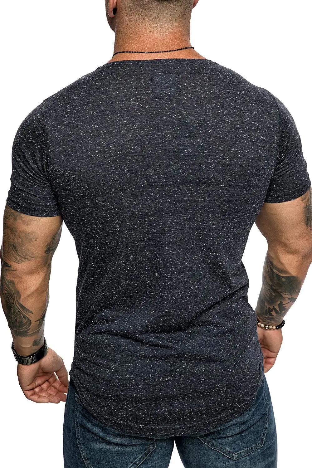 Men's Printed T-Shirt Snow DOT Sports Short Sleeve Clothes