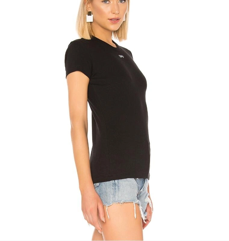 China Wholesale Short Sleeve Round Neck T Shirt Custom Printing Women T Shirt