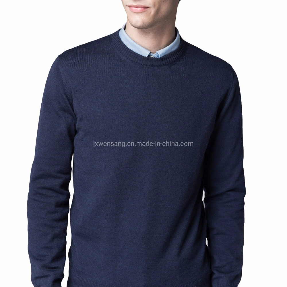 Merino Clothing Nz Men's Pullover 100% Natural Merino Wool Crew Neck Jumper Sweater
