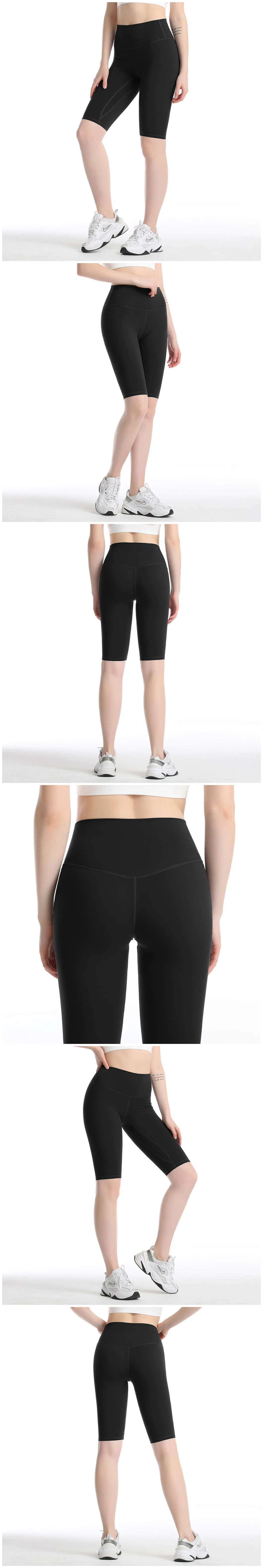 Sports Wear Fitness Clothing High Waisted Gym Workout Shorts Women Half Yoga Pants Leggings