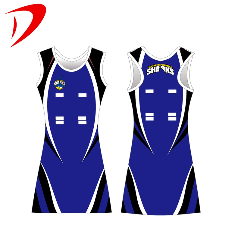 Women Sports Team College Youth Sublimation Netball Skirts Dresses