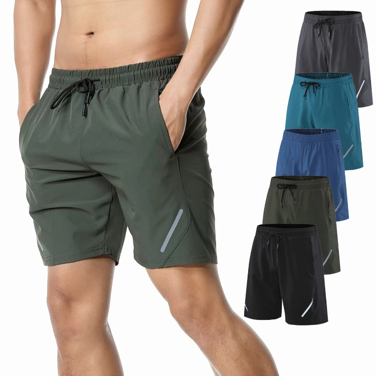 Mens Sweatwear Jogging Training Casual Short Sports Men Black Running Shorts Quick Dry Polyester Spandex Shorts
