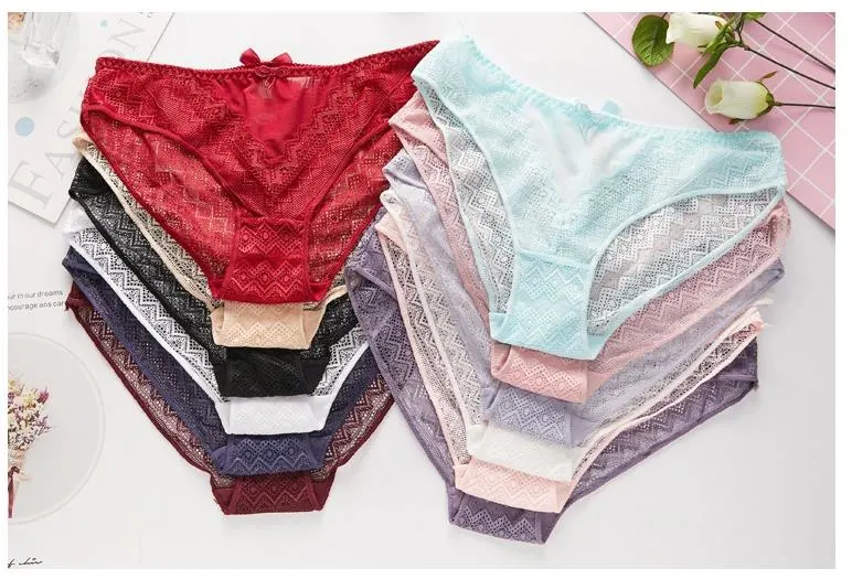 Women's Panties Transparent Lace Seamless Panties