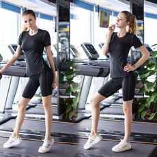 Ladies Lycra T-Shirt Women Tight Vest Sportswear Yoga Wear Vest