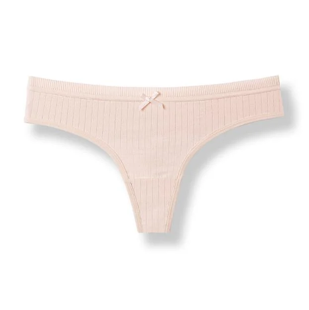 Super Comfort Seamless Panties Underwear Lingerie Briefs Cotton for Women Thong