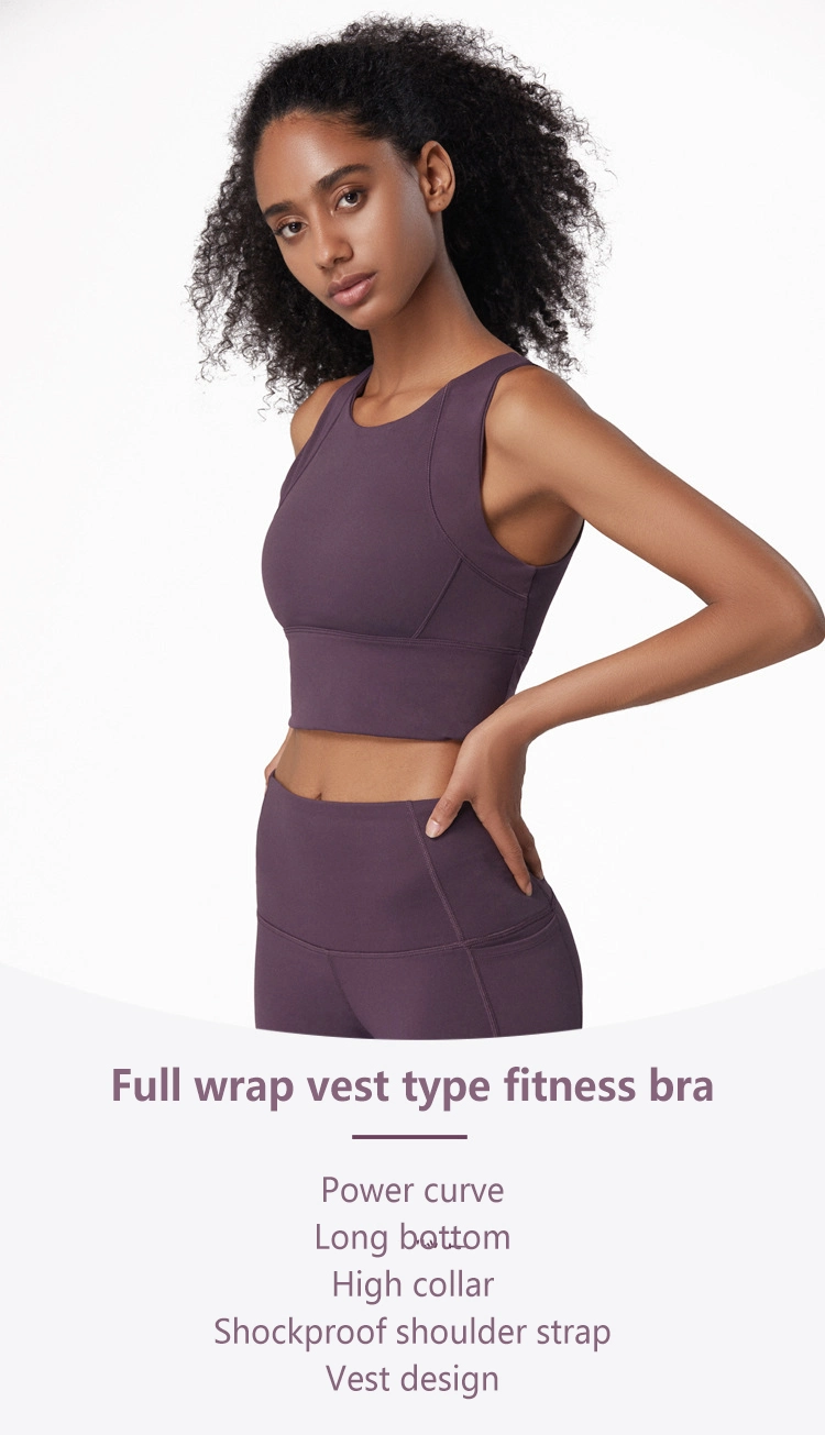 Wholesale Athletic Apparel Custom Logo Sports Bra Yoga Top Womens Gym Clothing Fitness Yoga Bra
