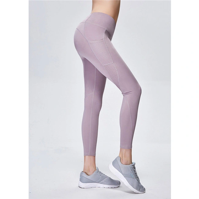Wholesale High Waisted Workout Leggings Yoga Pants with Pocket
