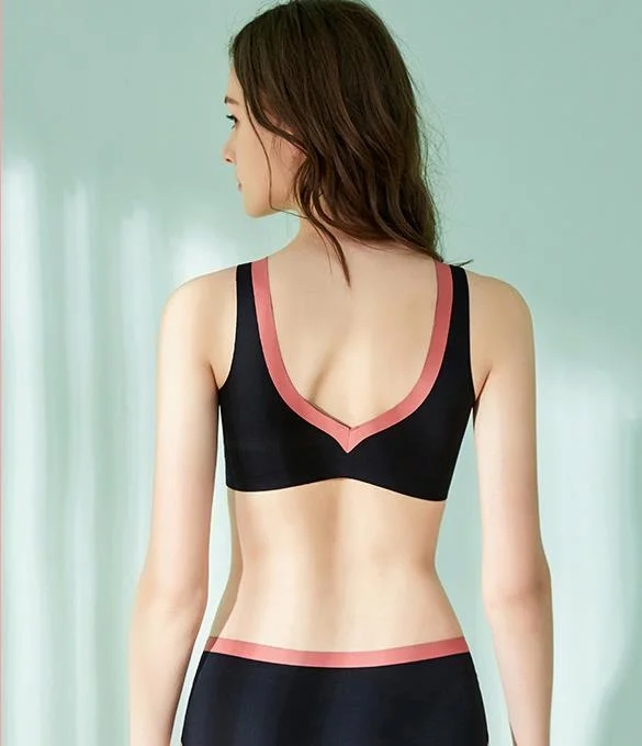 New Style One Piece Comfortable Prevent Exposure Tube Top Fitness Bra Seamless Sport Bra for Women