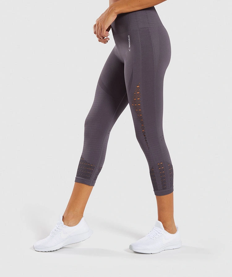 Factory Price Nude Soft Butt Lift Women Leggings High Waist Fitness Yoga Cropped Pants