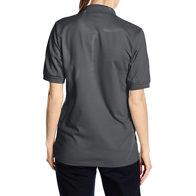 Ladies Sports High Quality Short Sleeve Custom Logo Design Polo T Shirt
