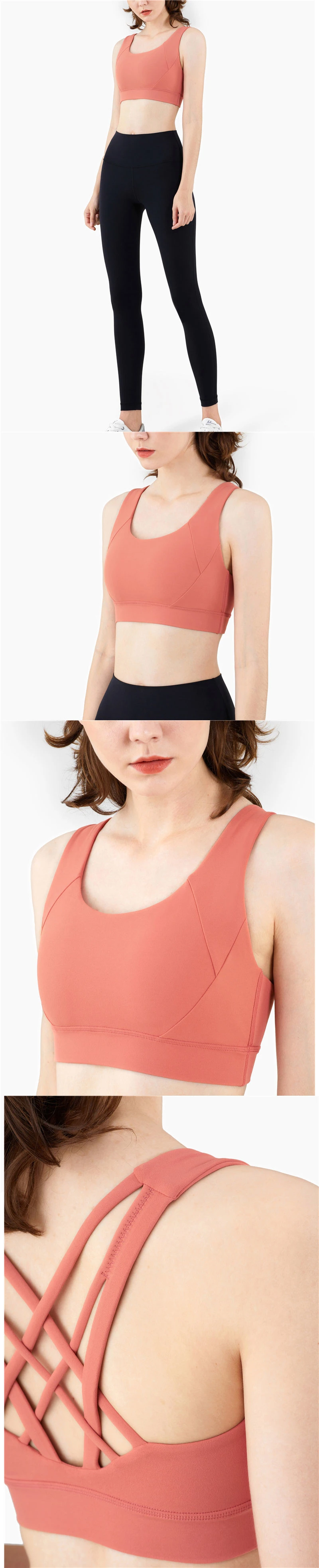 2020 New Design Running Wear Wholesale Cheap OEM Customized Fitness Yoga Sport Bra for Women