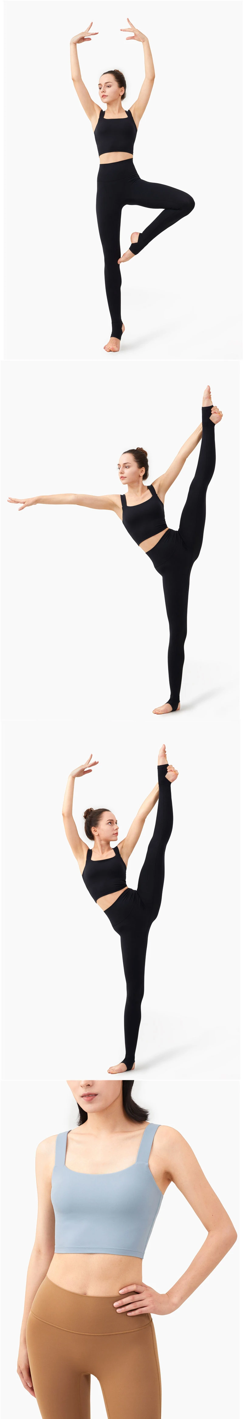 Wholesale Sports Wear Tops Underwear Women's Shock-Proof Running Fitness Yoga Bra Sports Bra